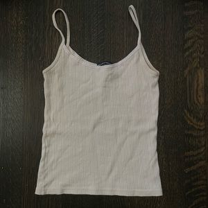 Brandy Melville skylar tank peach pink eyelet